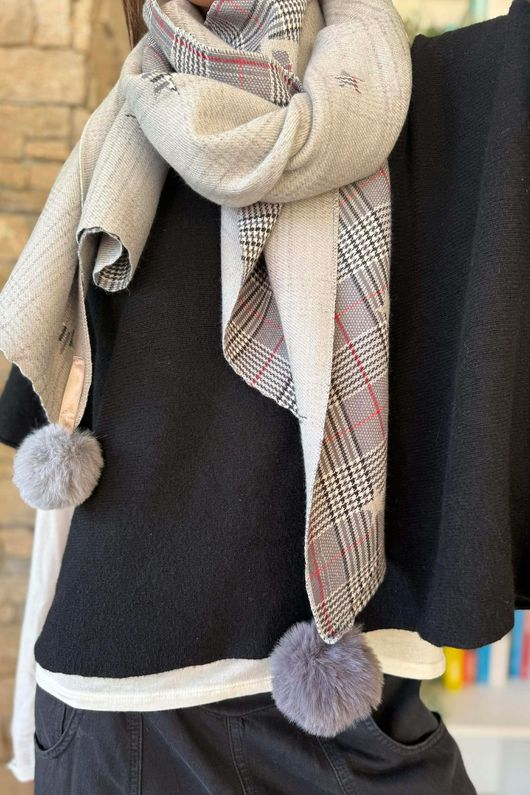 Ansell Scarf Greys /18 